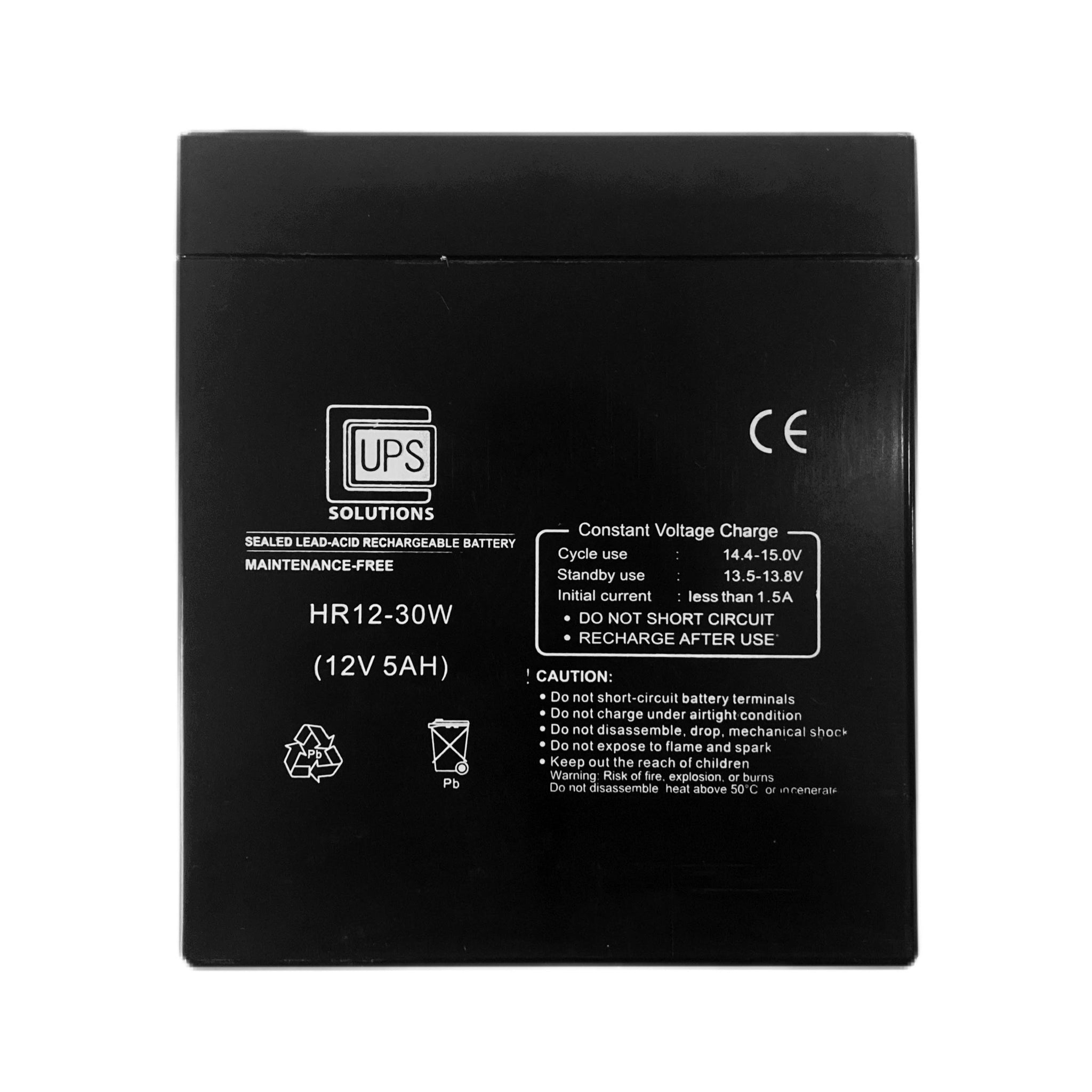 Battery SAL 12-4S EDGE, 12V 5Ah, maintenance free