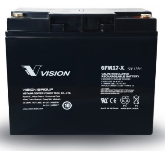 Vision - 6FM17-X - 12V 17AH Battery 6FM17-X