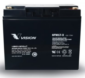 VISION - 6FM17-X - 12V 17AH Battery 6FM17-X