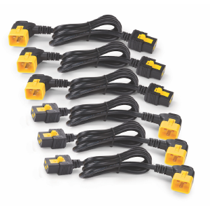 Power Cord Kit (qty 6), Locking, C19 to C20 (90 Degree), 1.8m AP8716R