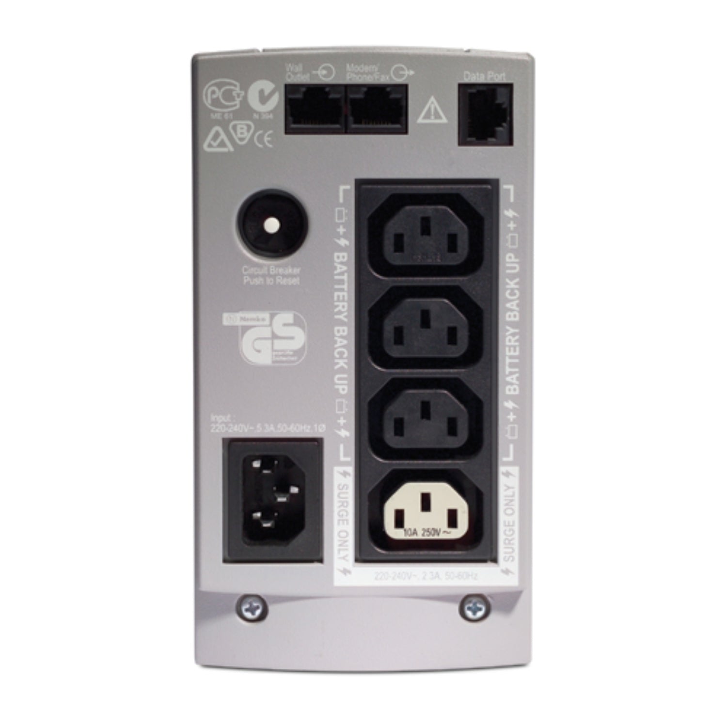 APC Back-UPS CS 500VA USB/Serial 230V BK500EI