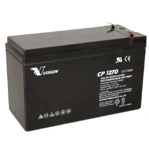 VISION CP SERIES - CP1270 - 12V 7AH Battery CP1270