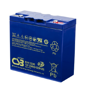 CSB EVH / EVX Series - 12V 24AH DEEP CYCLE BATTERY EVH12240