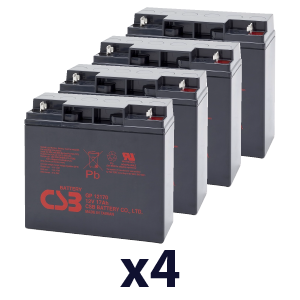 Powerware 5119 3000 UPS Batteries GP12170B1BX4-POWERWARE-5119-3000