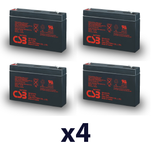 Powerware 5119 2000 UPS Batteries GP672F2X4-POWERWARE-5119-2000