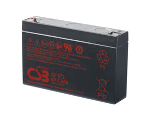 CSB GP Series - GP672 - 6V 7.2AH Battery GP672