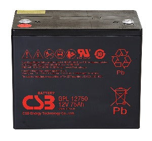 CSB GP Long Life Series - GP12750 - 12V 52AH Battery GPL12750