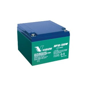 Vision - HF12-135W-X - HIGH RATE 10 YR BATTERY 12V HF12135