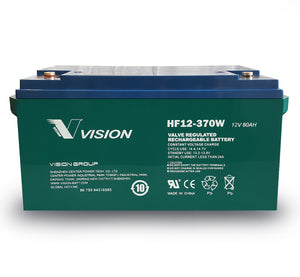 VISION - HF12-370 - HIGH RATE 10 YR BATTERY 12V HF12370