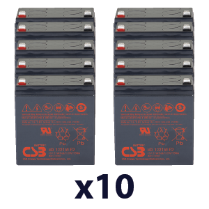 HEWLETT PACKARD R3000XR UPS Batteries HR1221WF2X10-HP-R3000XR