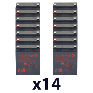 COMPAQ R6000 UPS Batteries HR1221WF2X14-COMPAQ-R6000