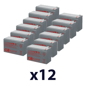 Liebert GXT2-72VBATT UPS Batteries HR1234WF2X12