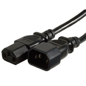 2.0M IEC-C13 TO C14 POWER CABLE - BLACK K3759