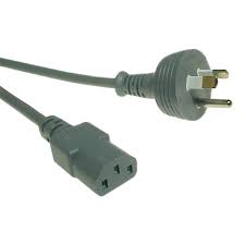 POWER CORD 3M 3C 1.00mm2 Rnd earth K3788-001