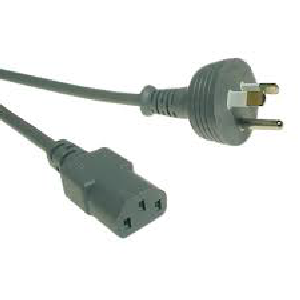 POWER CORD 3M 3C 1.00mm2 Rnd earth K3788-001