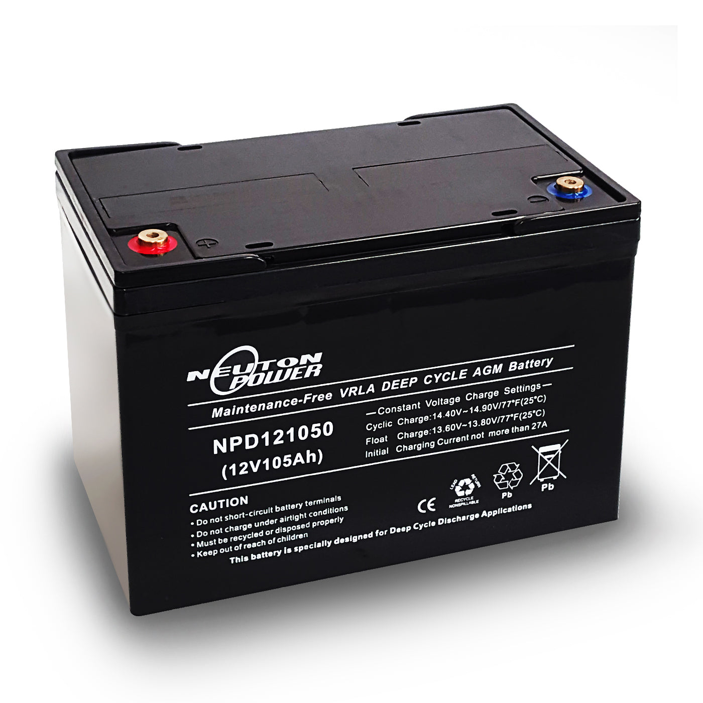 Neuton Power AGM Deep Cycle Battery NPD121050