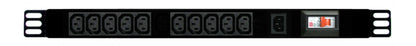10Amp C14 Input with circuit breaker, 10 x IEC C13 Outputs PI101-E1C04
