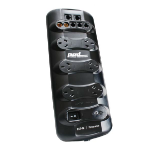 POD, Rack and Data protectors 6 Way Power Filter Board with phone, network and coax protection POD