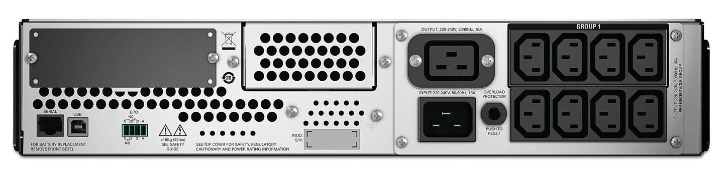 APC Smart-UPS 3000VA LCD RM 2U 230V with SmartConnect