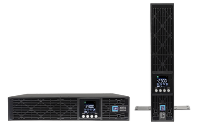 UPS Solutions XRT6 Online UPS 3KVA with 10 Year Design Life Batteries as Standard - 230V Rack/Tower 6U w/ Long Life Battery - XRT6-3000L