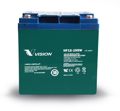 Vision - HF12-155 - HIGH RATE 10 YR BATTERY 12V HF12155